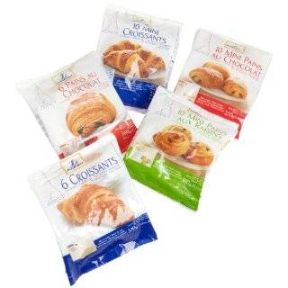 White Toque Assorted Large and Mini Croissants From France, 8 Ounce 