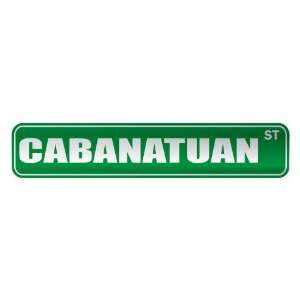   CABANATUAN ST  STREET SIGN CITY PHILIPPINES