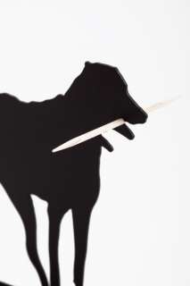 ARTORI Toothpick Dog Fancy Metal Toothpick Holder Black  