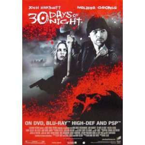  30 Days of Night 27x40 DVD Poster