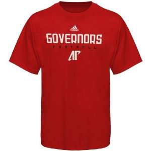  adidas Austin Peay State Governors Red Sideline T shirt 
