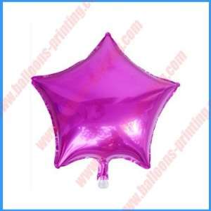   foil balloons  the pink star shape foil balloons Toys & Games