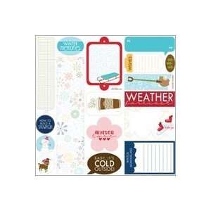  Winter Wonder Cardstock Stickers Just Write