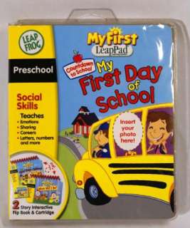 My First Day of School Leapfrog Leap Frog LeapPad Pad Interactive Book 