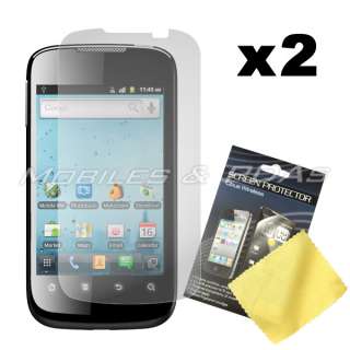 Black Silicone Skin Cover Case+2x Films+Car Charger for Huawei Ascend 