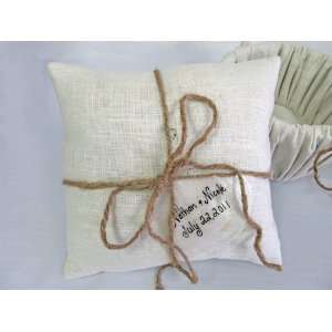  Rustic Wedding Collection Ring Pillow