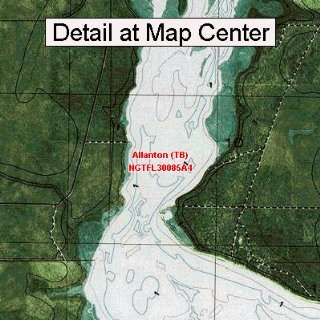 USGS Topographic Quadrangle Map   Allanton (TB), Florida (Folded 