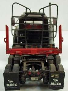 Mack Log Beam Hauler Truck/Tractor, Built Model Vintage, 1/25 Scale 