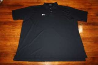 2X * black UNDER ARMOUR s/s POLO shirt * XXL 2XL  