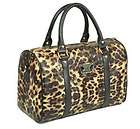   NEW Coffee Leopard Print Big Handbag Shoulder Bag PU Leather WHB134