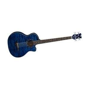  Dean Exotica Quilted Ash Acoustic Electric Bass Guitar 