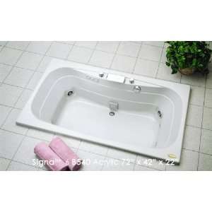   SIG7242WCL2XX Signa B540 Drop In Acrylic Whirlpool Tub Center Drain