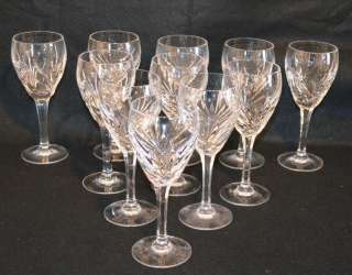 Beautiful set of 11 Marquis by Waterford Provence wine glasses About 7 