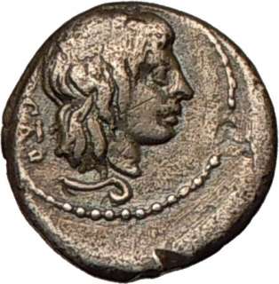 Porcius CATO, 89 BC. Roman Republic.Silver Quinarius  