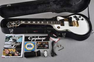   Les Paul Custom PRO Electric Guitar Ultimate Package   White  