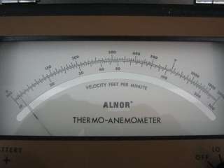 Alnor Thermo Anemometer Type 8500 Air Velocity Meter  