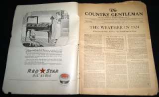   COUNTRY GENTLEMAN MAGAZINE 5 JANUARY 1924 VINTAGE AGRICULTURE FARMING