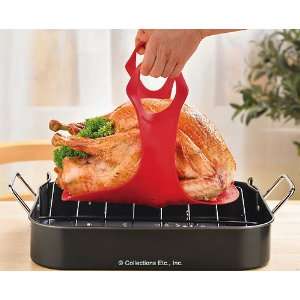  Silicone Roast and Turkey Lifter 