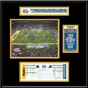   Pittsburgh Steelers Super Bowl XL Ticket Frame Jr.