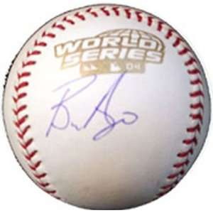  Bronson Arroyo Autographed / Signed 2004 World Series 