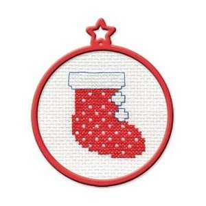   Christmas Stocking Counted Cross Stitch Kit Arts, Crafts & Sewing