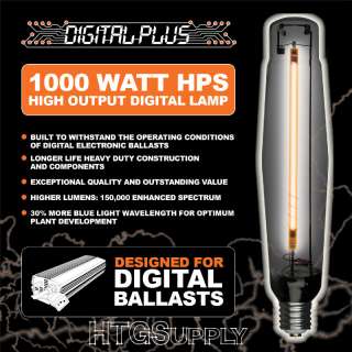   DIGITAL PLUS 1000 watt DIGITAL HIGH PRESSURE SODIUM (HPS) LAMP