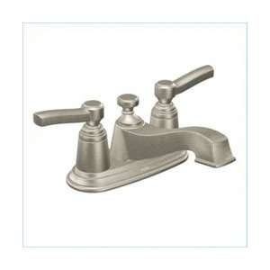 Moen S6201BN Rothbury Double Handle Centerset Bathroom Sink Faucet 