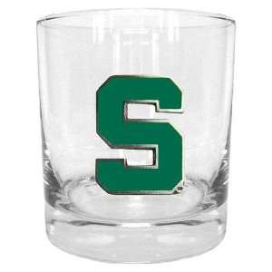  Michigan State Spartans NCAA Double Rocks Glass Sports 