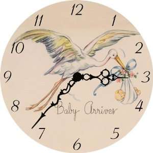  Baby Arrives Stork Clock Toys & Games
