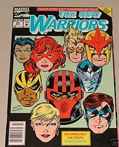 Marvel Comics THE NEW WARRIORS July 1992 Comic Book Giant Sized 25th 