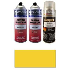   Yellow Pearl Tricoat Spray Can Paint Kit for 2006 Honda S2000 (Y 65P