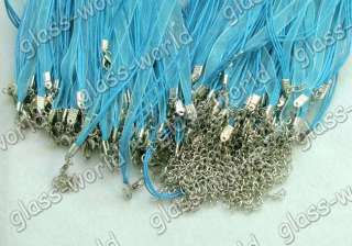 WHOLESALE 350strands Ribbon Voile Necklace Cords 55+5CM  