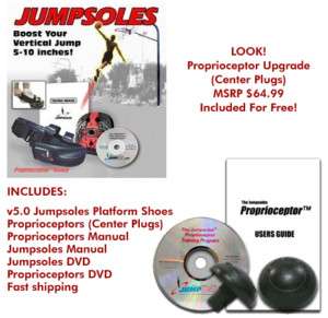 Jumpsoles v5.0 + Proprioceptor System   Small 5 7  