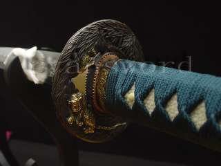 HIGH QUALITY JAPANESE SANMAI SWORD KATANA FoldedSteel Sanmai Dragon 