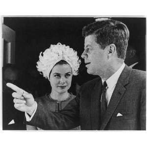  John F. Kennedy and Grace Kelly, 1962, JFK