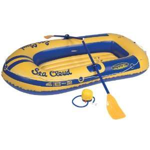   Inflatable Vinyl Boat with Oars and Pump,2 Seat