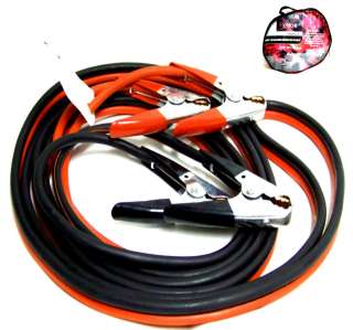 20 FT 2 Gauge Booster Cable Jumping Cables Power Jumper Heavy duty 