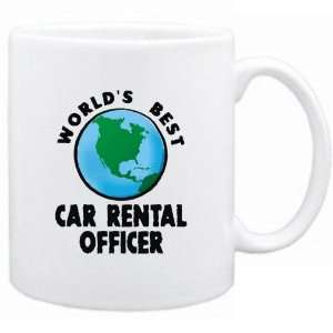  New  Worlds Best Car Rental Officer / Graphic  Mug 