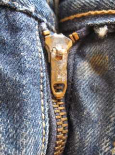 Vintage 1950s Levis 503 Z XX Big E Jerky Patch Hidden Rivets Jeans 
