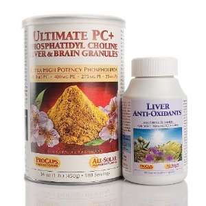   Liver and Brain Granules and Liver Anti Oxidants Kit   180 Servings