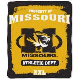  Missouri Tigers College Style 50x 60 Imprint Micro Raschel 
