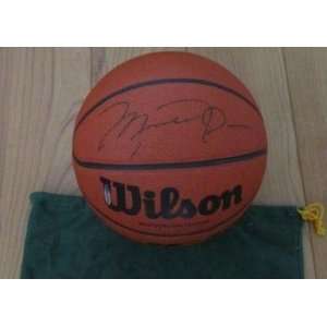 Signed Michael Jordan Basketball   Wilson I O UDA   Autographed 