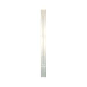  7W x 90H x 1 1/4P Fluted Economy Pilaster, Moulded (one 