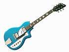 AIRLINE 2P DLX Vintage re issue by EASTWOOD Guitars SAHARA BLUE  