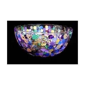  Wines & Vines Design   Hand Painted   Serving Bowl   11 
