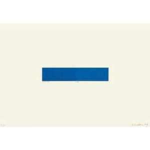  Bleu Royal Tripette et Renaud by Bertrand Lavier, 37x25 