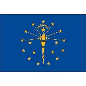    Spectrapro Polyester Indiana State Flag Patio, Lawn & Garden