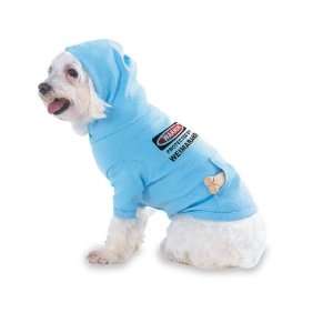 WARNING PROTECTED BY A WEIMARANER Hooded (Hoody) T Shirt with pocket 