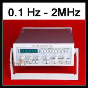 New Digital Function Signal Generator 0.1Hz 2MHz Audio  
