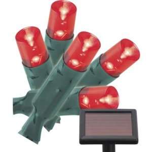  50l Wireless LED Solar Light Set   Red 